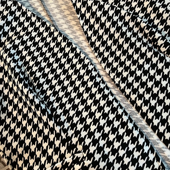 Crop Jacket Houndstooth Pattern - Picture 4 of 5